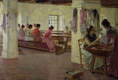 Cigar Makers at Seville by Walter Gay